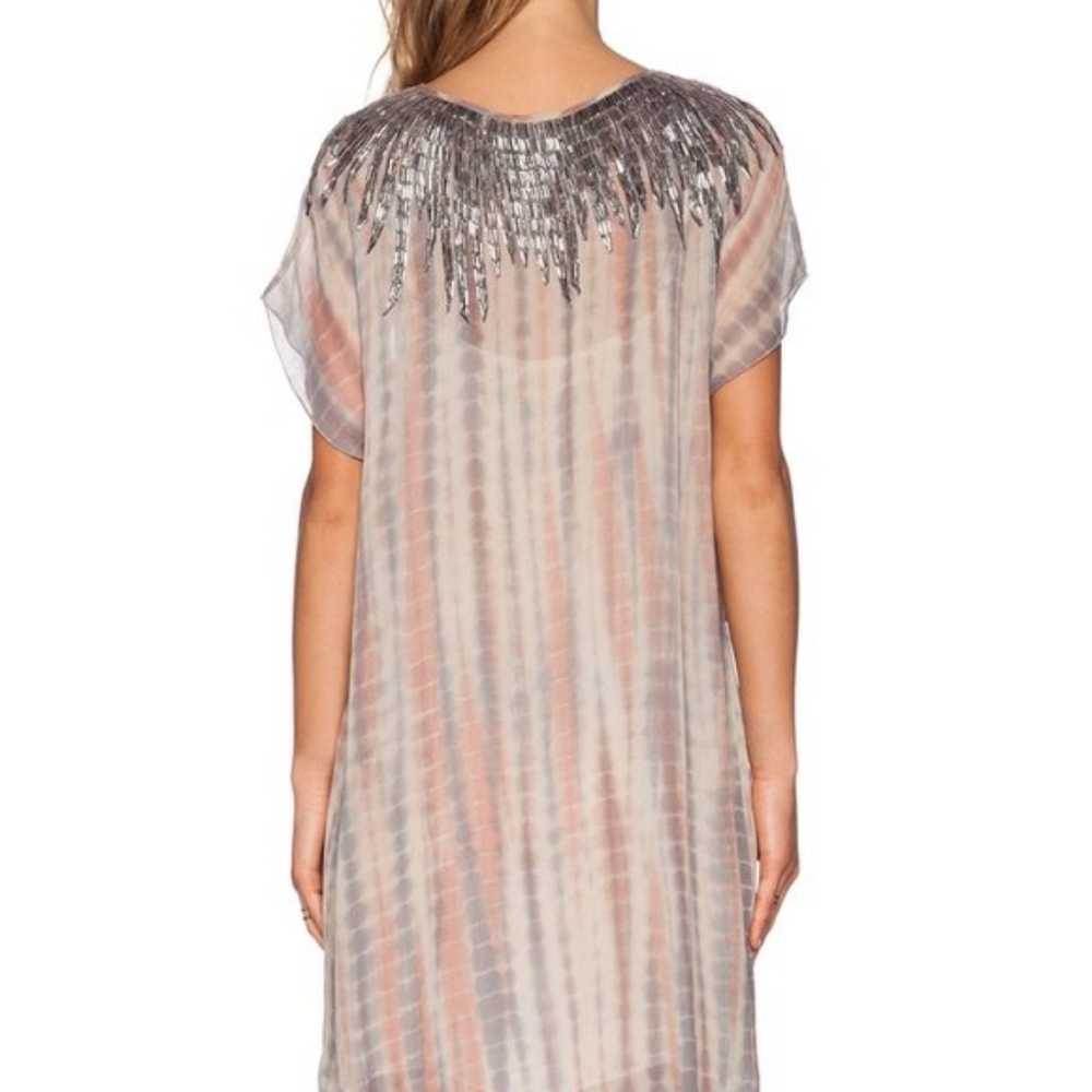 Anthropologie Beaded tie-dye Belia Dress - Picture 3 of 7